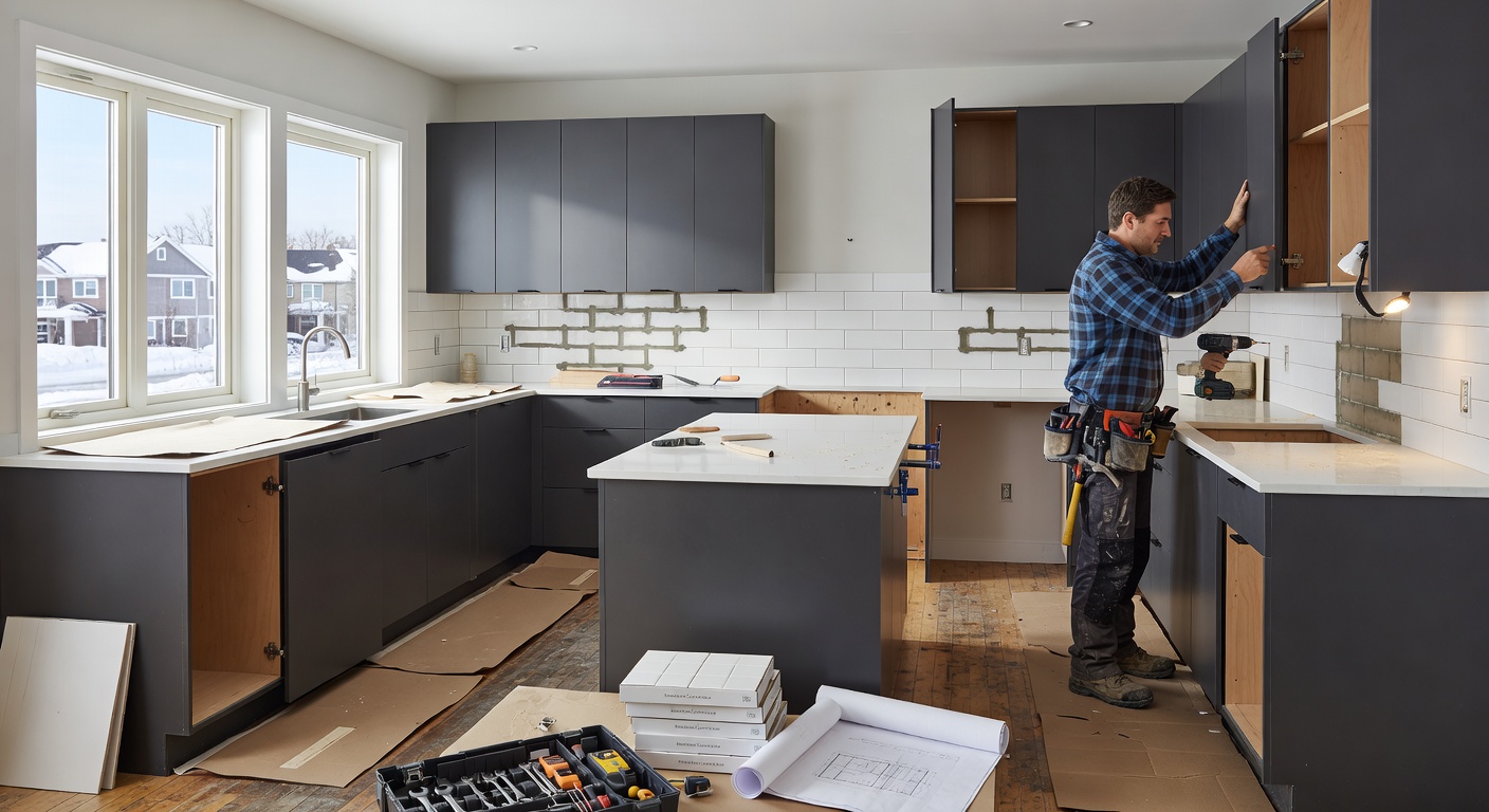 Rénovation cuisine – Sherbrooke
