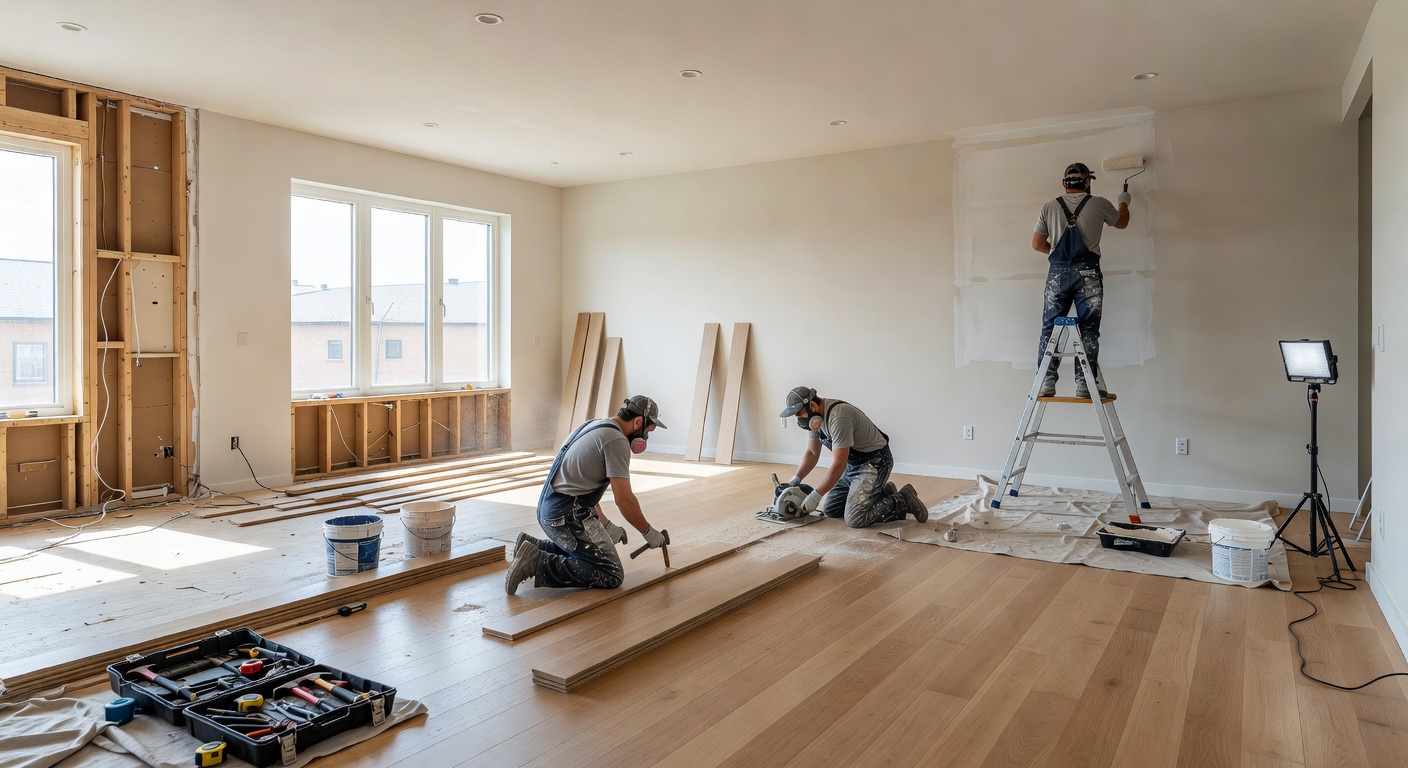 Rénovation complète maison – Sherbrooke