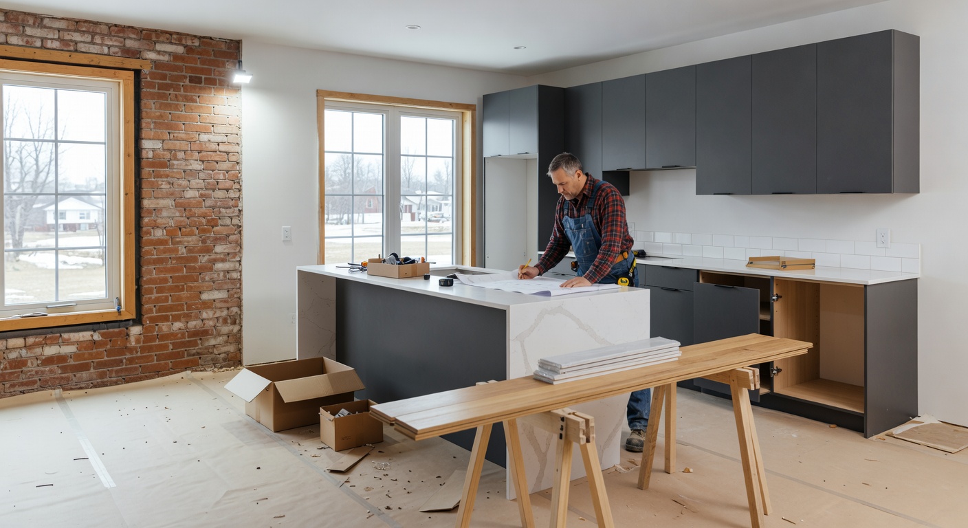 Rénovation cuisine Québec – Sherbrooke