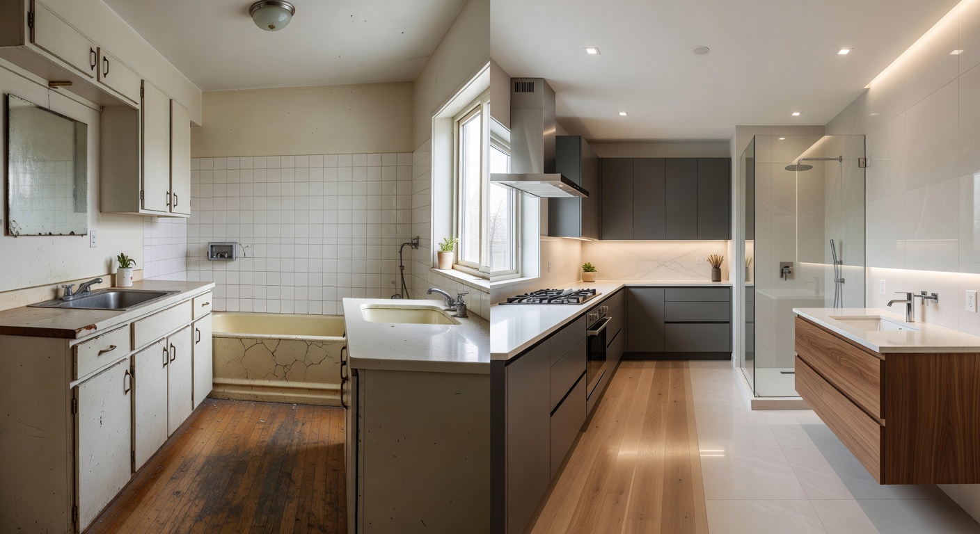 Rénovation cuisine salle de bain – Sherbrooke