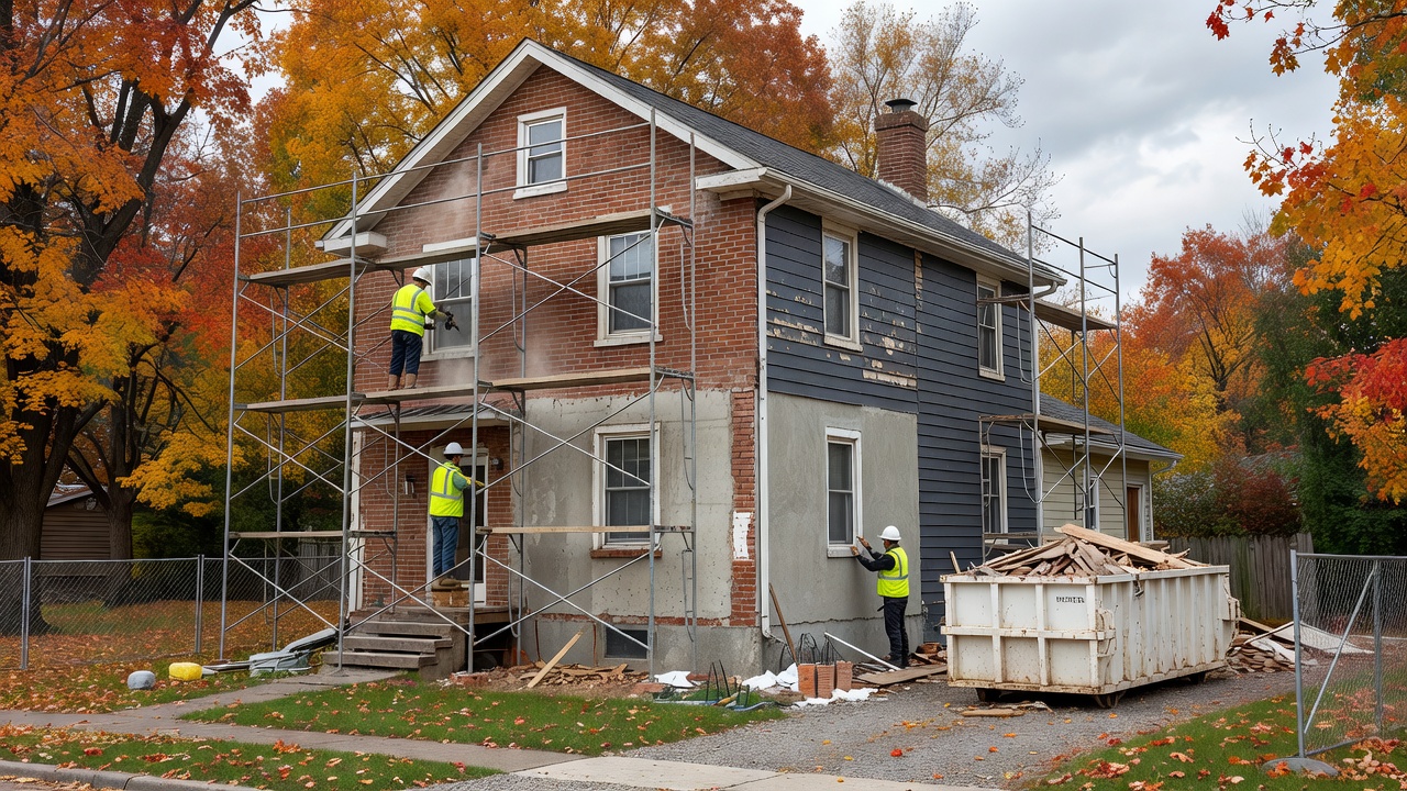**Rénovation façade maison Québec – Granby**